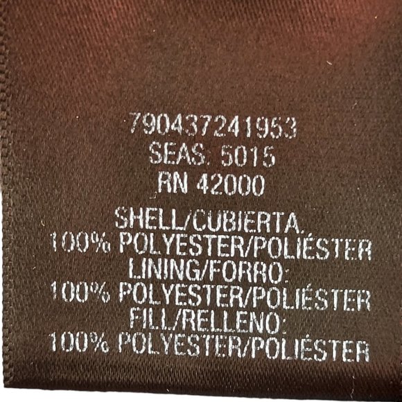 Everlast Sport Fuchsia Puffer Jacket Full Zip Packable - 3X - Picture 7 of 8